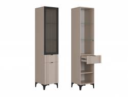 Шкаф однодверный Рич со стеклом