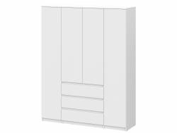 Шкаф четырехстворчатый Денвер Серия 2 Белый
