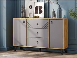 Комод 3 ящика двухстворчатый Байкал