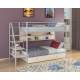 Двухъярусная кровать Толедо ПЯ серый дуб молочный