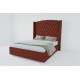 Кровать Берлин люкс Бордо с ортопедическим основанием 02ЛБР