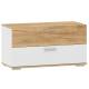 Тумба для обуви Санти НМ 013.25 Белый/Дуб Крафт Золотой