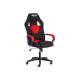 Кресло компьютерное Driver ткань черный/красный 2603