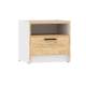 Тумба прикроватная Оттавия НМ 011.15 Белый Фасадный