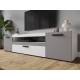 Тумба под ТВ ТВМ-8 белый/серый графит