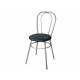 Стул №1 ДХ-8 без мягкой спинки обивка черный