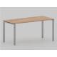 Стол с эффектом парения Лофт П-образные опоры серые ЛО.Кпп_8 800х1600 мм