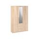 Шкаф комбинированный Дуэт Люкс с зеркалом Дуб Сонома