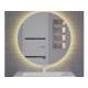 Зеркало Uperwood Modul круглое теплая подсветка 65х65 см