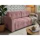 Диван Кёльн 2 секции с МДФ накладкой пудровый