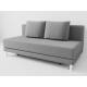 Диван Стандарт без подлокотников 01ДВСТ Грей