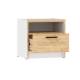 Тумба прикроватная Оттавия НМ 011.15 Белый Фасадный