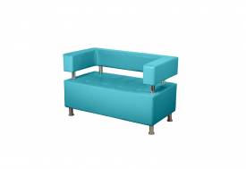 Диван 2 местный Райли бирюзовый