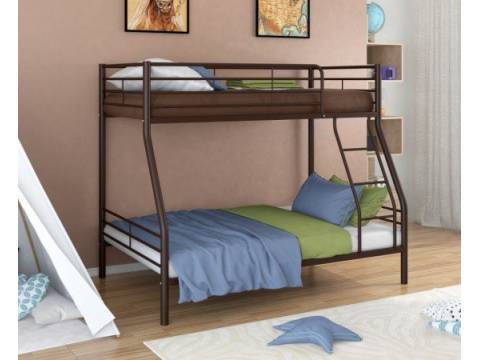 Двухъярусная кровать Гранада - 2 коричневый