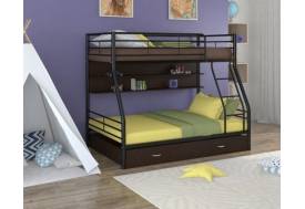 Двухъярусная кровать Гранада - 2 ПЯ черный