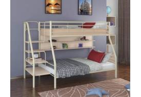 Двухъярусная кровать Толедо 1П слоновая кость молочный