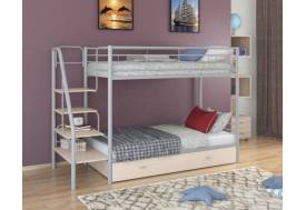 Двухъярусная кровать Толедо Я серый дуб молочный