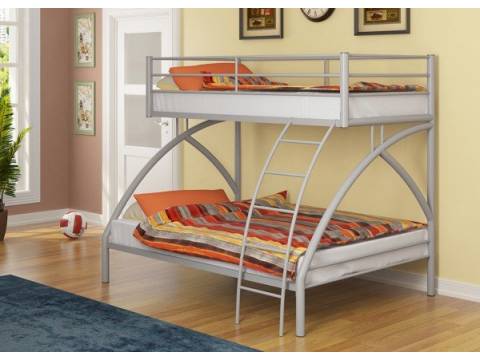 Двухъярусная кровать Виньола - 2 серый