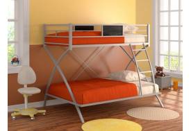 Двухъярусная кровать Виньола серый