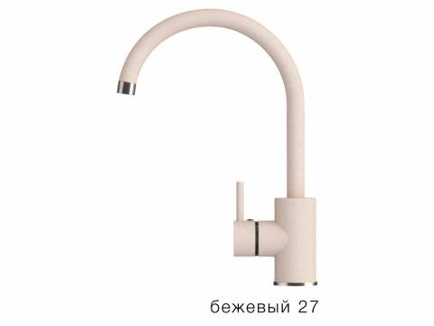 Смеситель для кухни Элара Polygran Бежевый 27