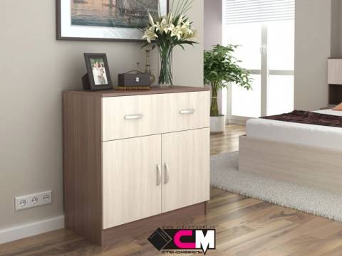 Комод 1 ящик 2 створки КМ 552-М Басса