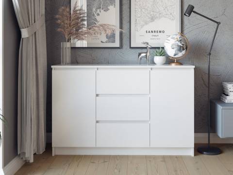 Комод Мори МК1200.3 2 двери и 3 ящика
