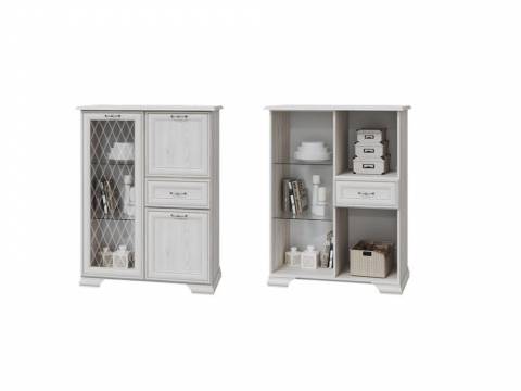 Комод Николь с 1 стеклянной дверкой