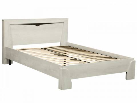 Кровать 33.09-01 Лючия с ортопедическим основанием 1400 бетон