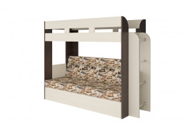 Кровать двухъярусная Карамель 75 Венге Лас Вегас