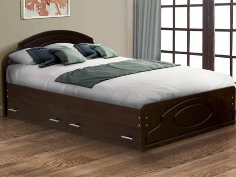 Кровать полутороспальная с ящиками Венеция 2