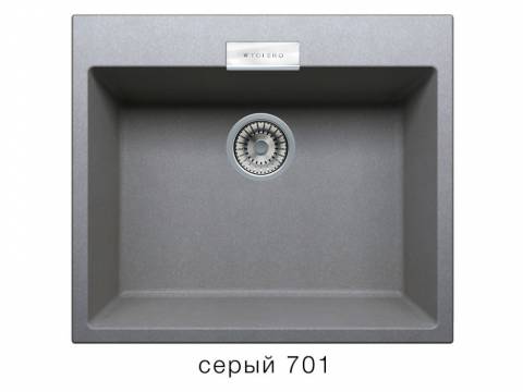 Кухонная мойка Tolero Loft TL580 Серый 701