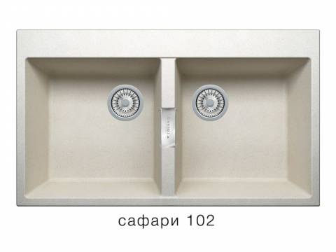 Кухонная мойка Tolero Loft TL862 Сафари 102