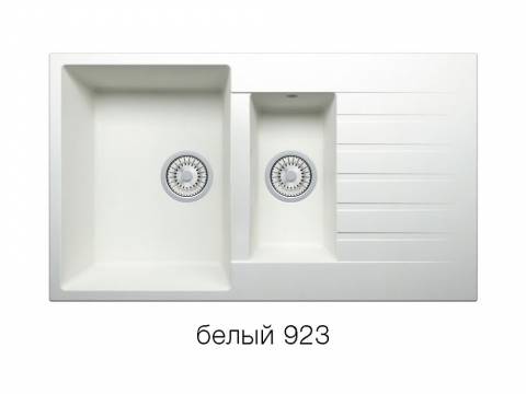 Кухонная мойка Tolero R-118 Белый 923