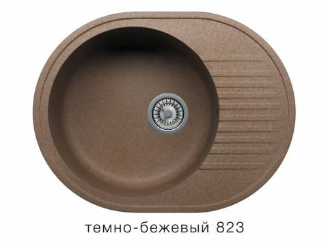 Кухонная мойка Tolero R-122 Темно-бежевый 823