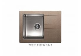 Кухонная мойка Tolero twist TTS-660 Темно-бежевый 823