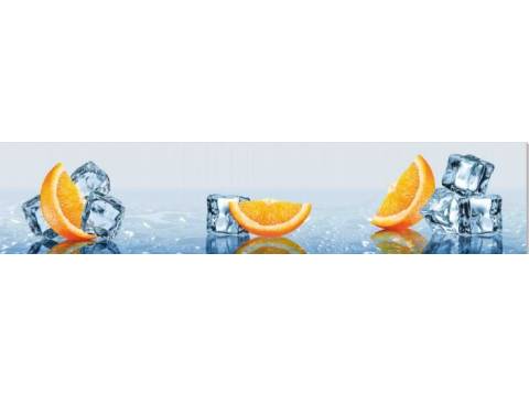Фартук с фотопечатью Апельсин и лед M9