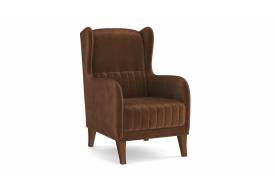 Кресло для отдыха ЕвроМагнат велюр тенерифе шоколад