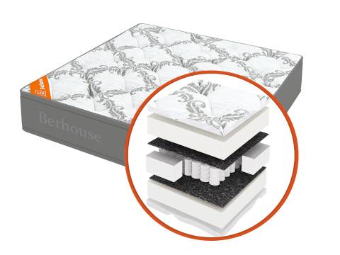 Матрас Mega холкон TFK Gray Night 160х190