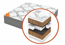 Матрас Mega кокос 30 TFK Gray Night 160х200