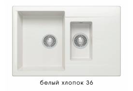 Мойка Polygran Brig-770 Белый хлопок 36