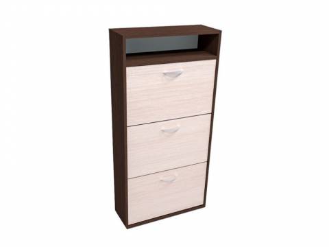 Обувница Приветливая ПО-1 венге темный, венге светлый