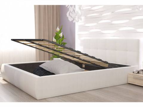 Кровать с ПМ 1800 мм Оскар 73/1 белая