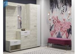 Прихожая Сафари Дуб Крафт белый