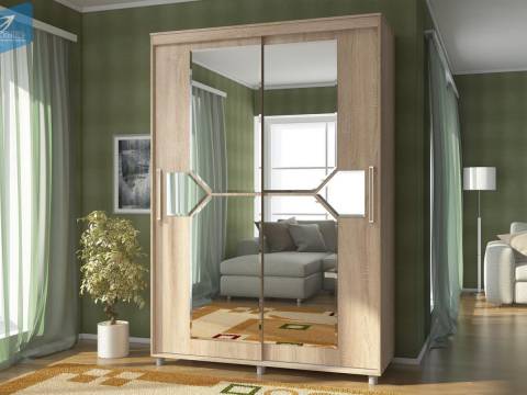 Шкаф-купе Комфорт 12 Прайм Калейдоскоп 1500