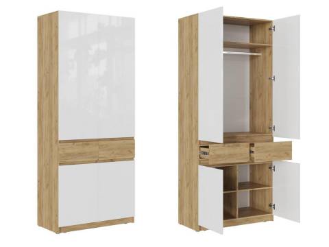 Шкаф двухстворчатый ШК-001 Бостон МДФ