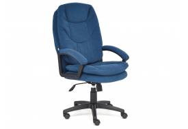 Кресло офисное Comfort lt флок синий