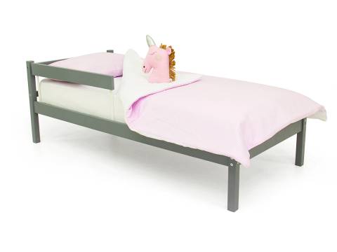 Кровать Svogen classic с бортиком графит