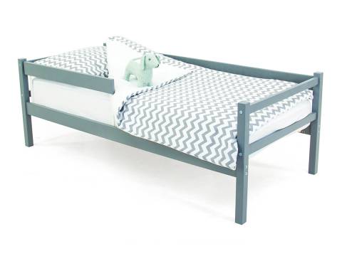 Кровать-тахта Svogen с бортиком графит