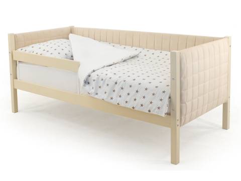 Кровать-тахта мягкая Svogen с бортиком бежевый