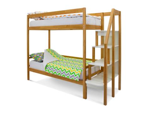 Двухъярусная кровать Svogen дерево